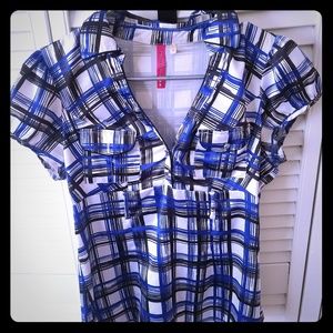 Cap sleeved dress shirt